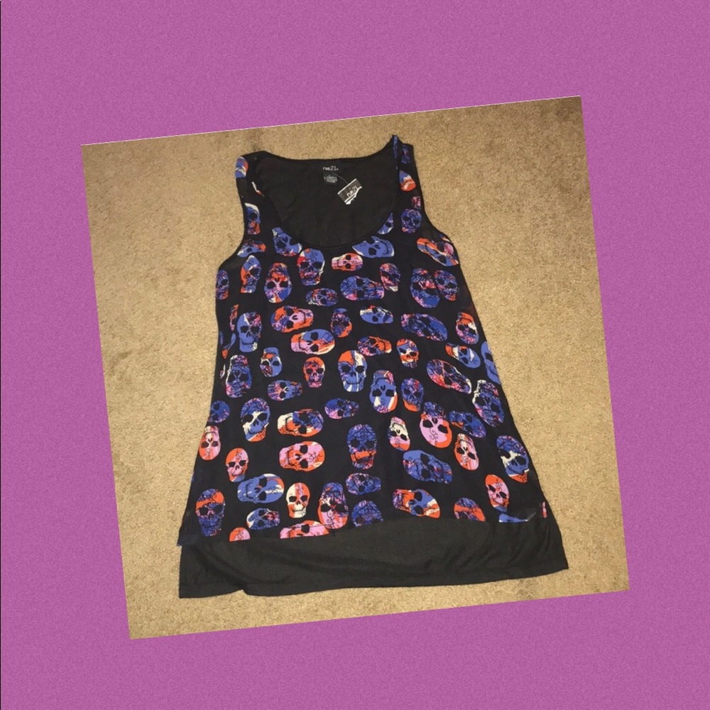🎈$5🎈 NEW! Skull tank top